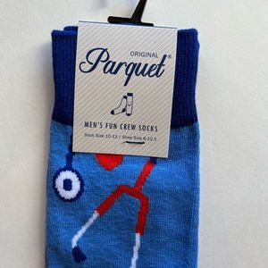 Men's Crew Socks -Health Worker Series- Hero- NWT